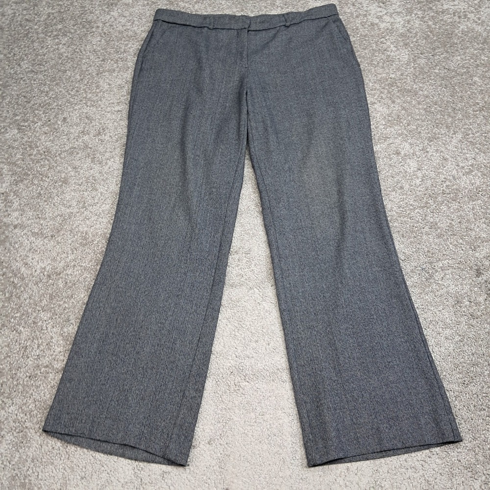 Sag Harbor Stretch Womens Gray Dress Pants Size 14 Career Trousers SKU 7694